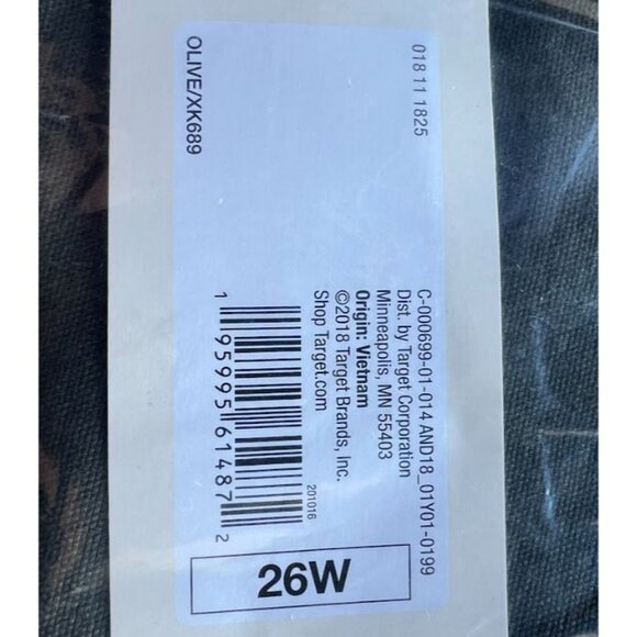 A New Day Women's Plus Size High-Rise Utility Shorts Olive Green 26W - Picture 5 of 5